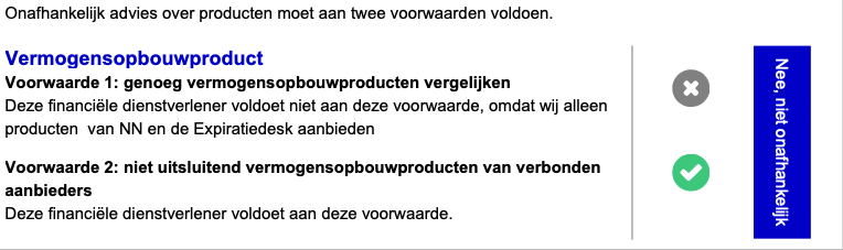 Vergelijkingskaart Vermogen opbouwen